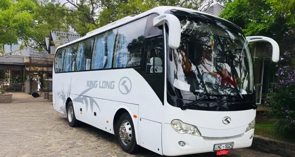 Large tourist coach hire Sri Lanka - 28 to 50 seater for group tours