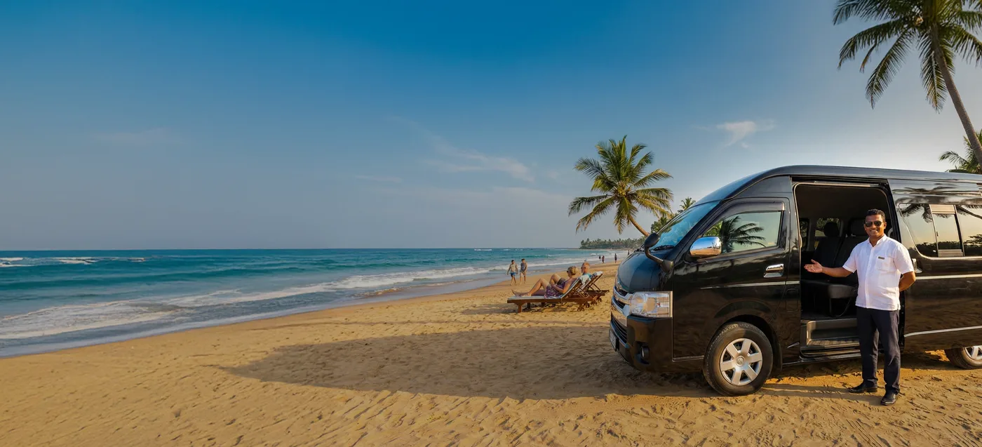 Private car with driver Sri Lanka tour - Colombo airport taxi and chauffeur service for Indian travellers