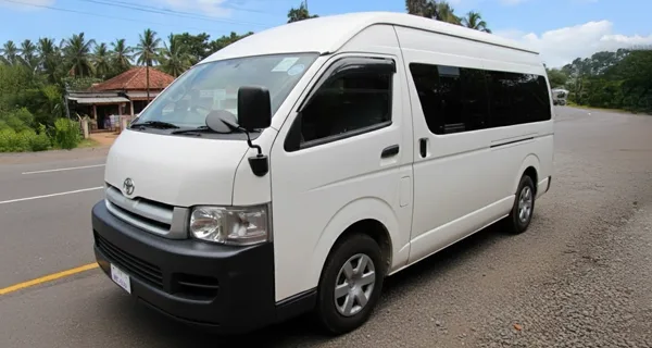 KDH Van high roof interior